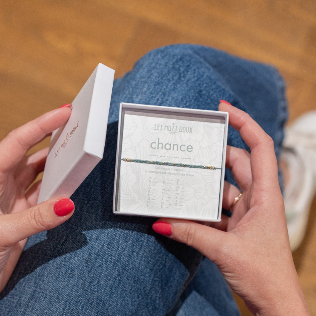 Bracelet Code Morse Chance