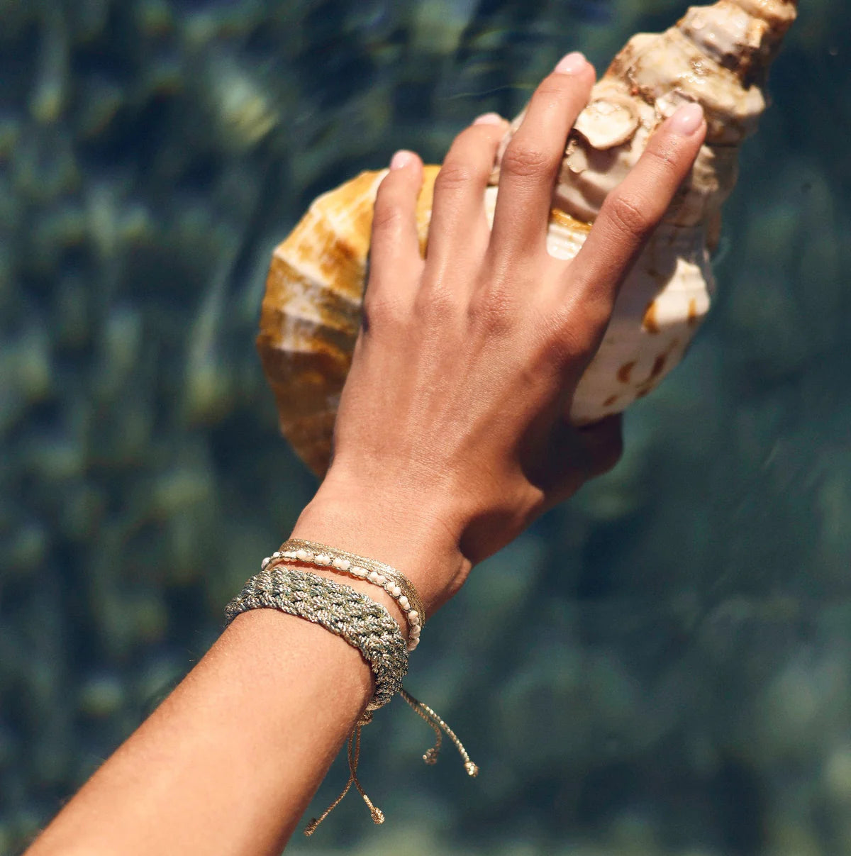 Bracelet Izem N°1 Peach Ginger Arctic Blue (BIP)