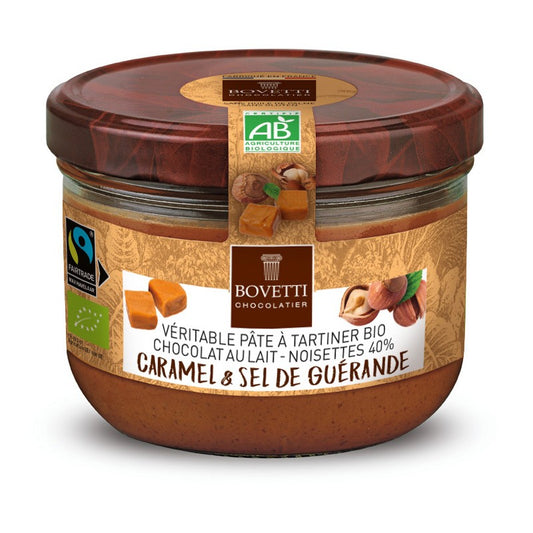 Pâte à tartiner Noisette/ Chocolat au Lait Caramel & Sel