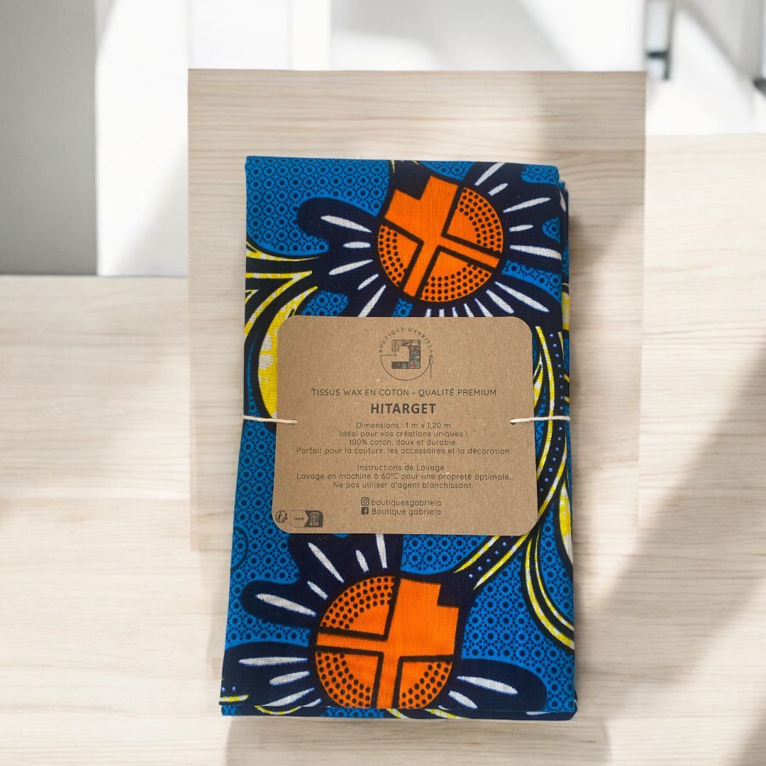 Tissu Wax Premium – HITARGET (1 m x 1,20 m)