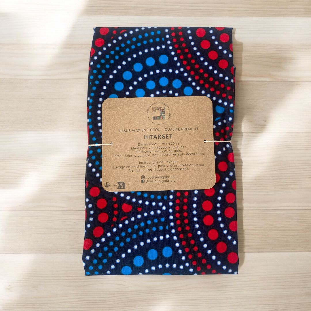Tissu Wax Premium – HITARGET (1 m x 1,20 m)