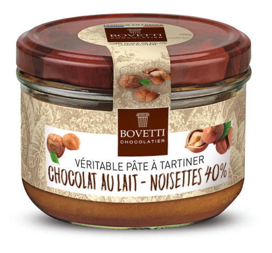 Pâte à tartiner chocolat au lait noisettes