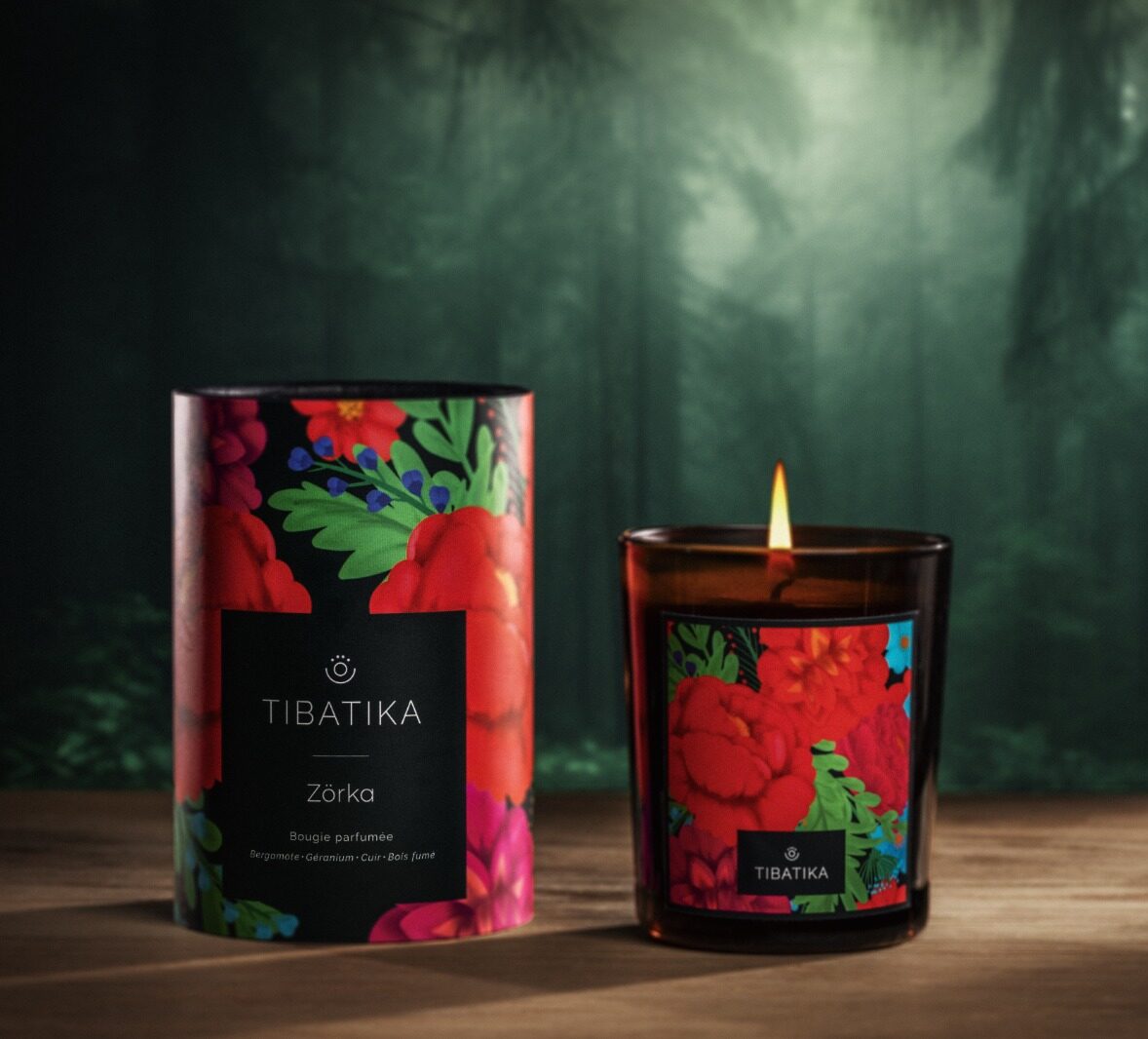 Bougie parfumée artisanale "Zorka"