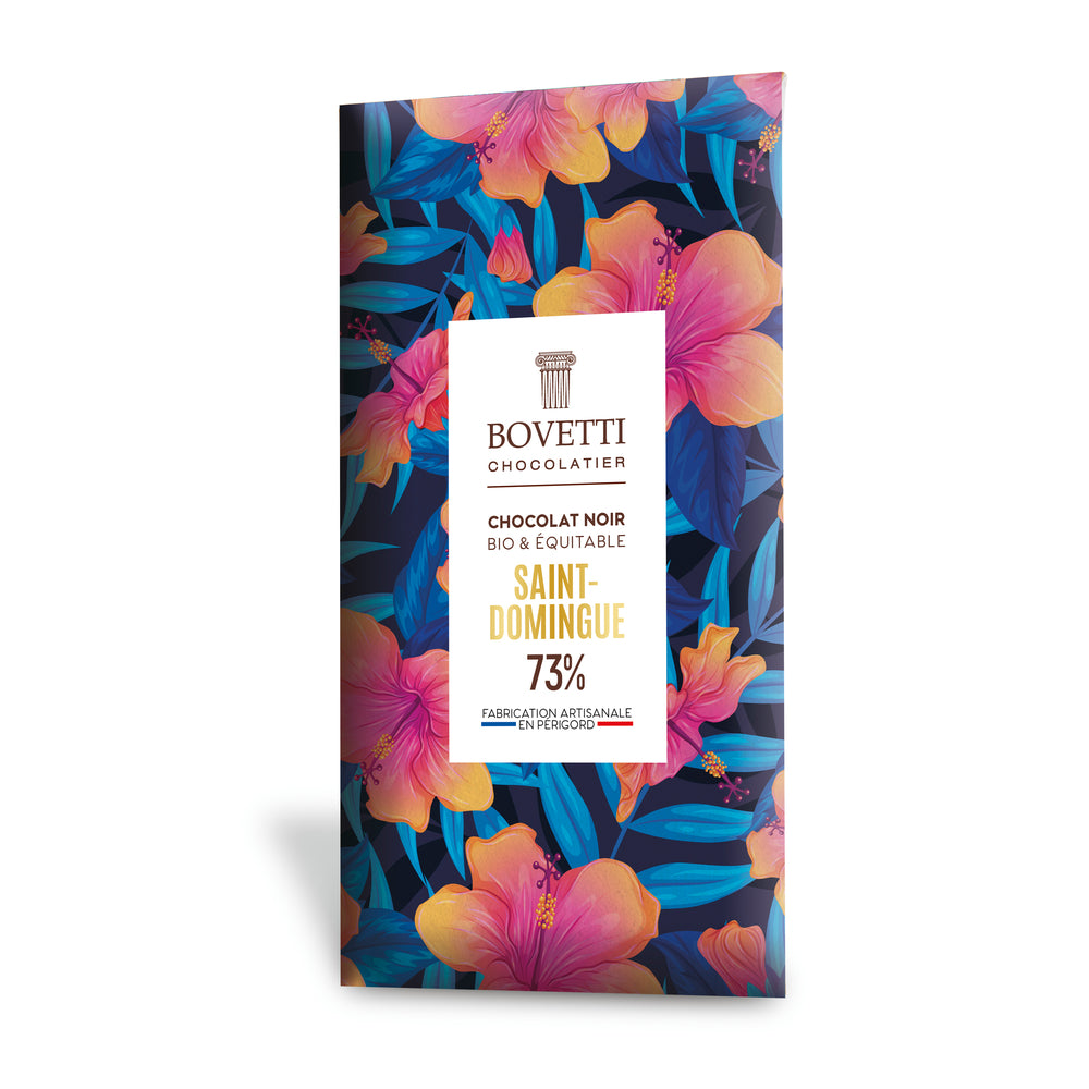 Tablette chocolat noir 73% Saint-Domingue bio & équitable