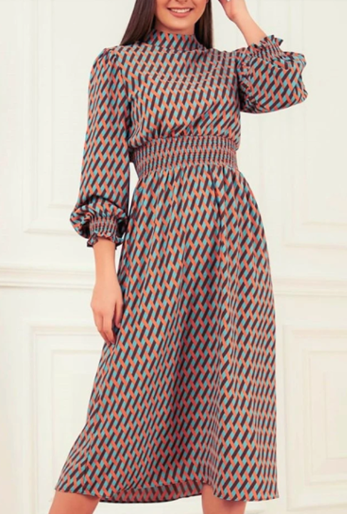Robe Géométrique – Multicolore