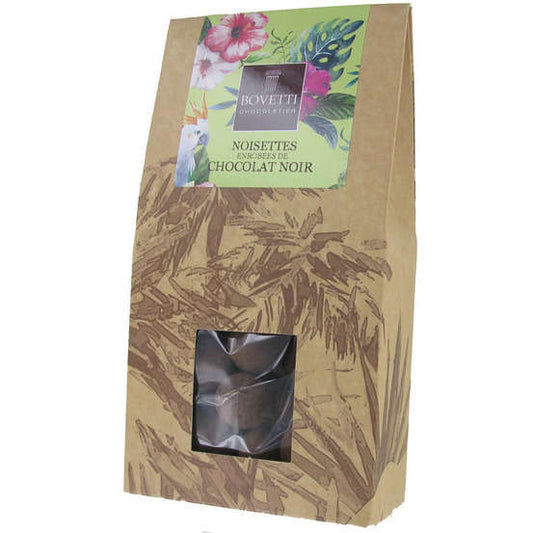 Étui noisettes chocolat noir