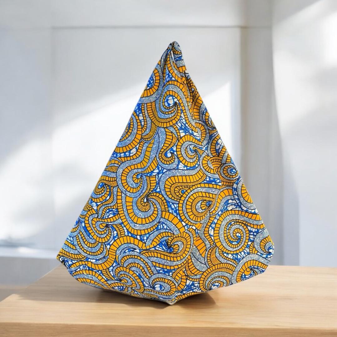 Sac Origami – Éclat Wax & Élégance Pliée