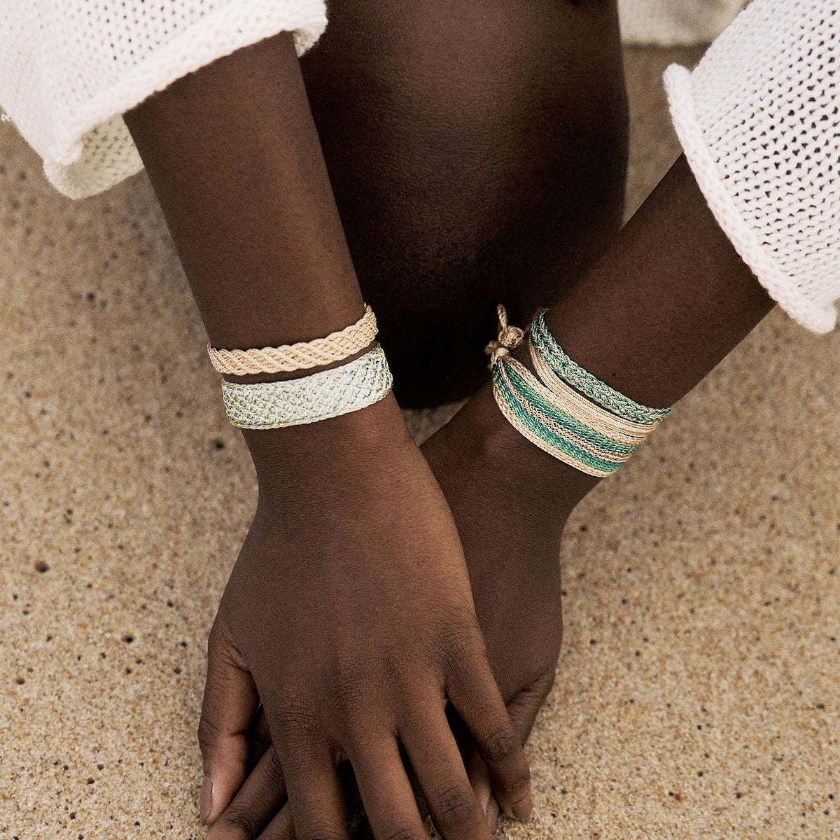 Bracelet Luma N°1 Gold Lime Eucalyptus