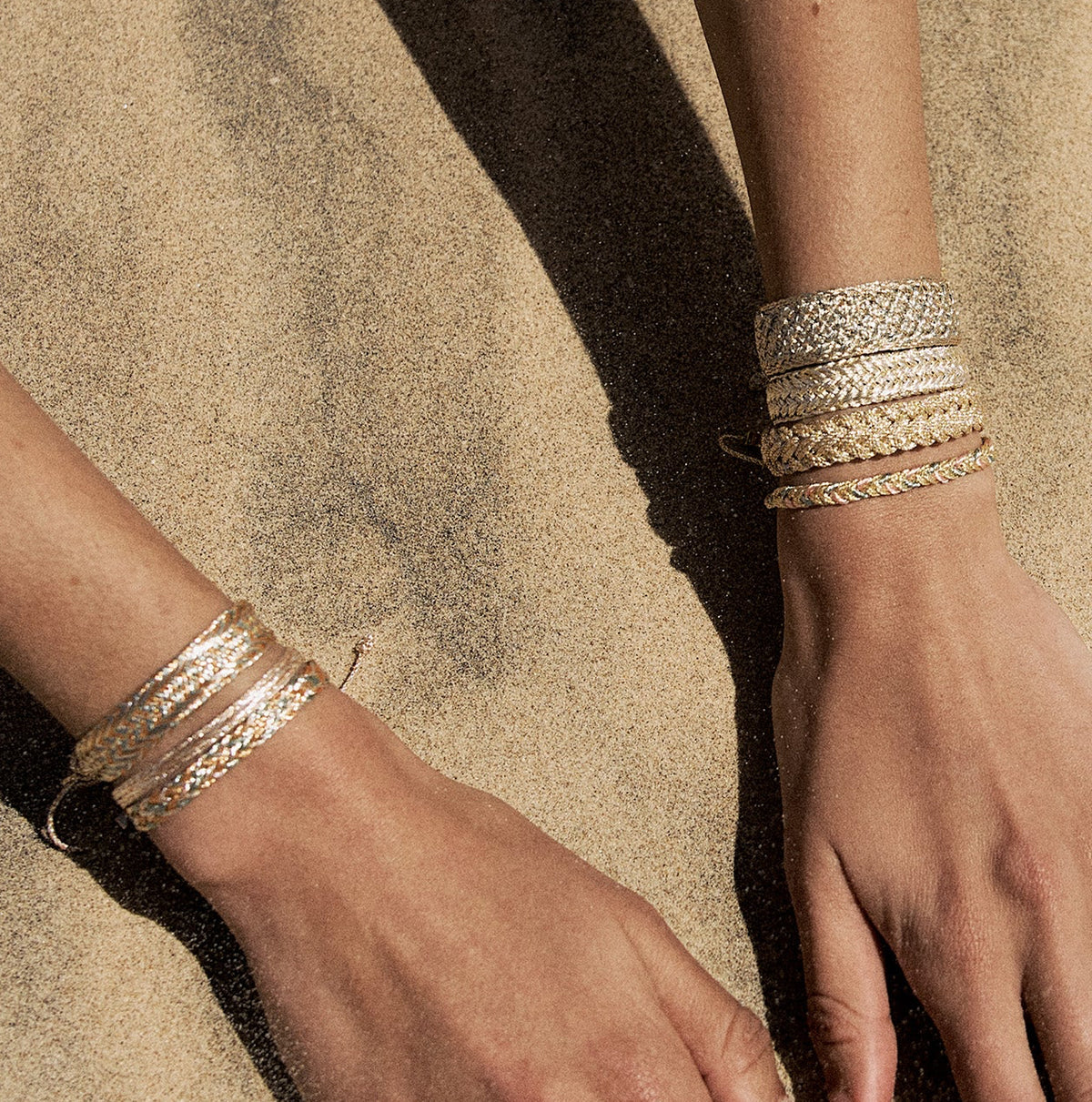 Bracelet Zyn Nº2 (Peach & Silver Almond Desert Sun)