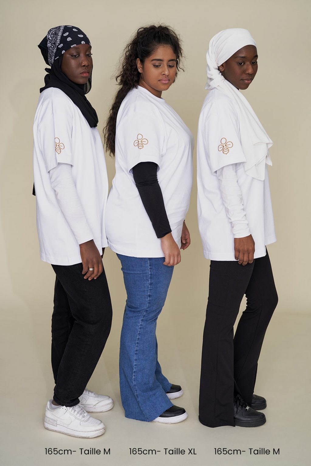 T-Shirt mixte Oversize Epais Kumi Blanc