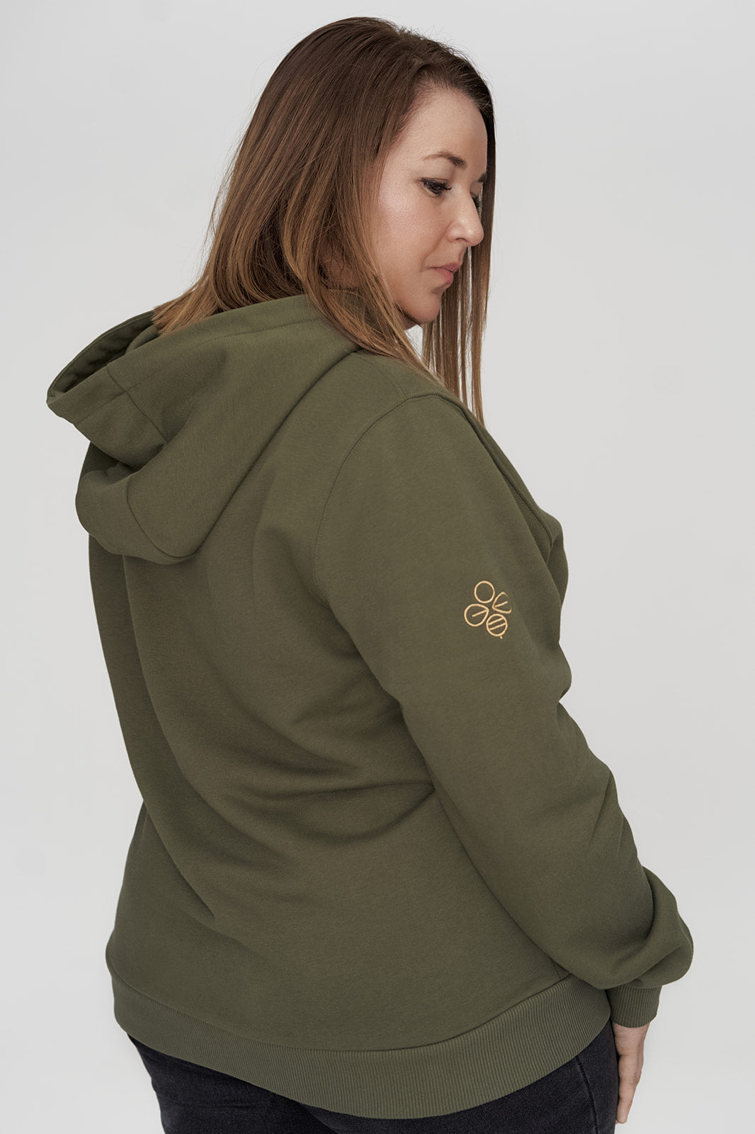 Hoodie Oversize Tullé Kaki