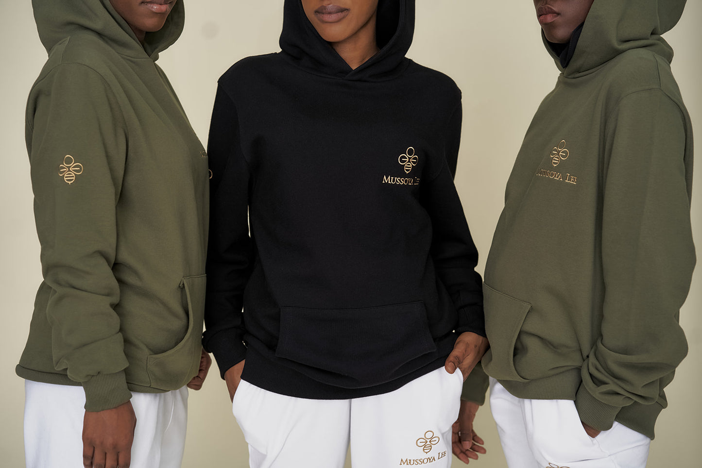 Hoodie Oversize Tullé Kaki