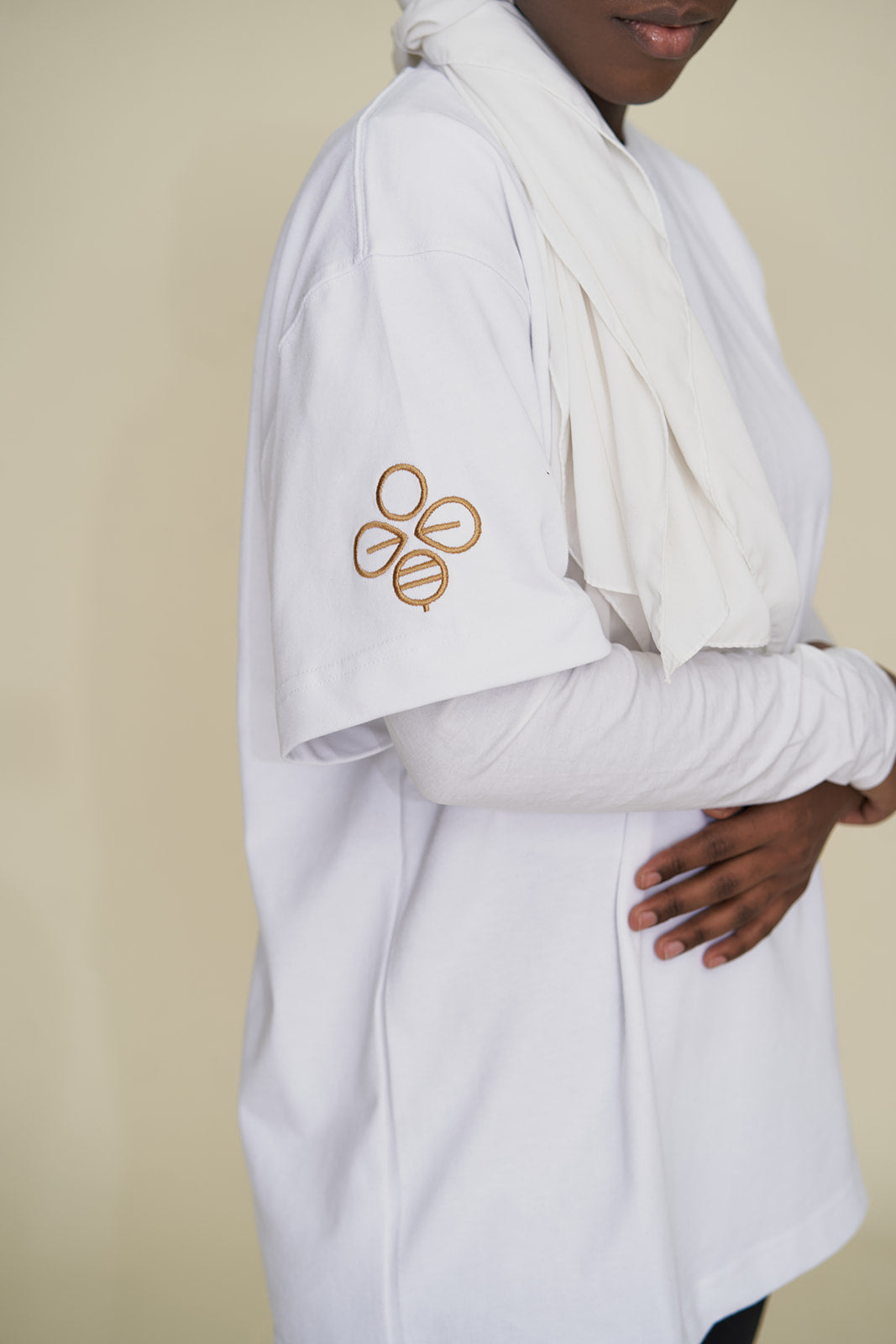 T-Shirt mixte Oversize Epais Kumi Blanc