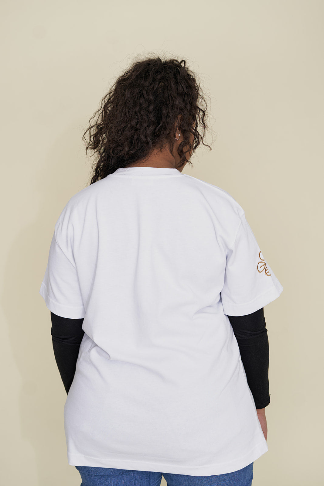 T-Shirt mixte Oversize Epais Kumi Blanc