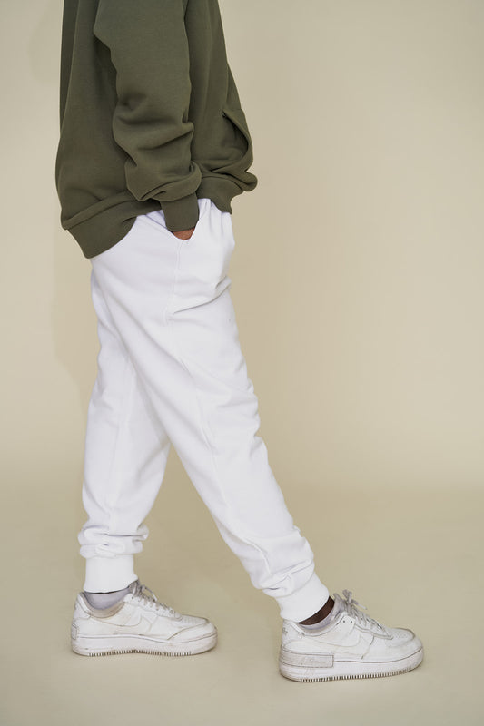 Pantalon Jogger Ample Ñaaki Blanc