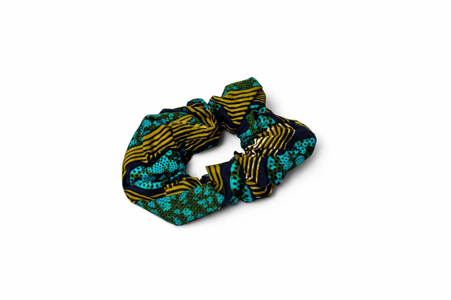 Chouchou Wax Vague Bleu Jaune