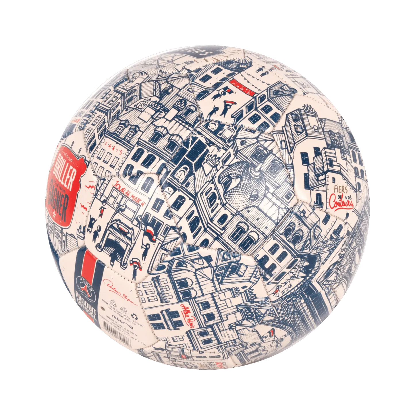 Le ballon de foot PSG x Docteur Paper