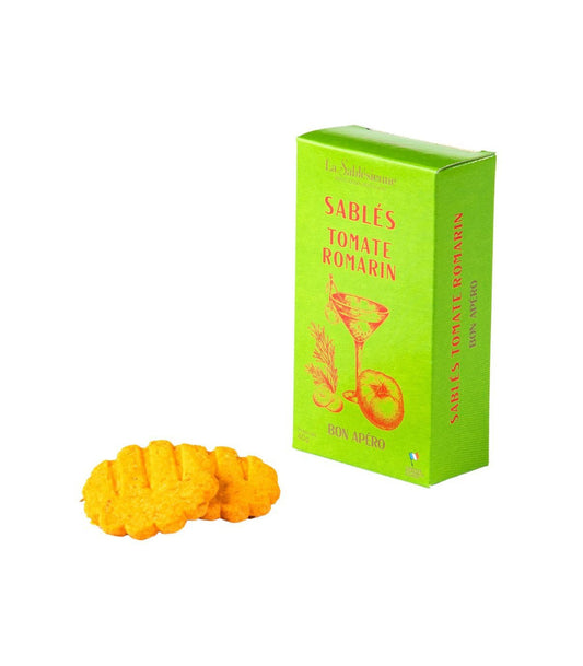 Sablés Salés Tomate & Romarin en étui 40 g