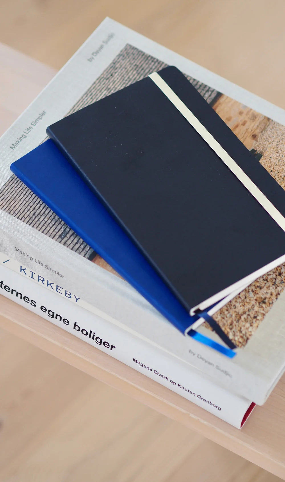 Carnet Flow taille moyenne - BLEU FONCE