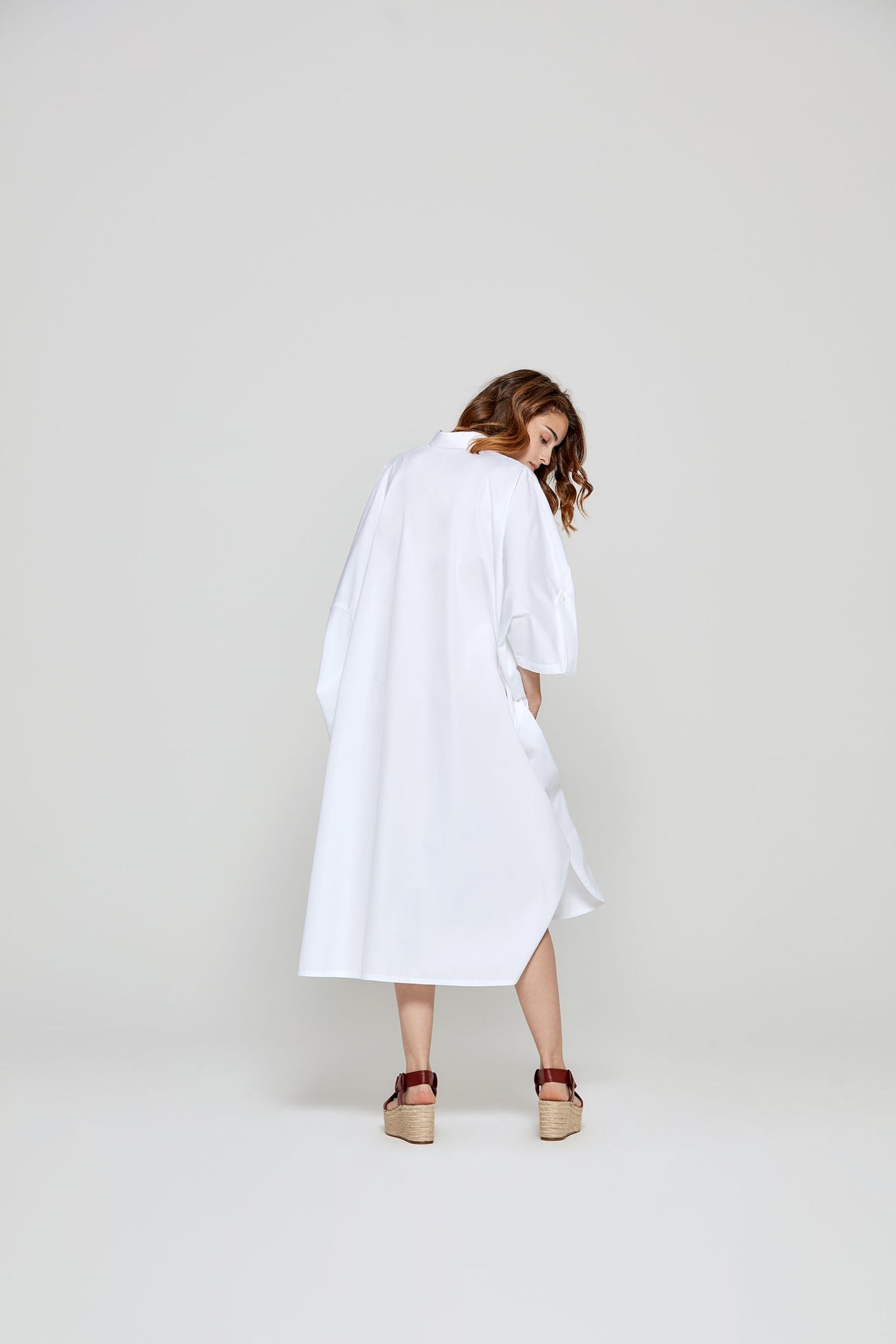 Robe Chemise Suprême, Blanc