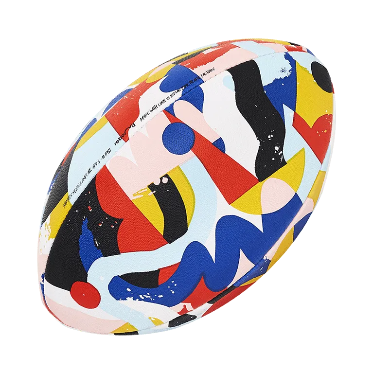 Ballon de rugby éthique – The Feebles x Fondation des Hôpitaux