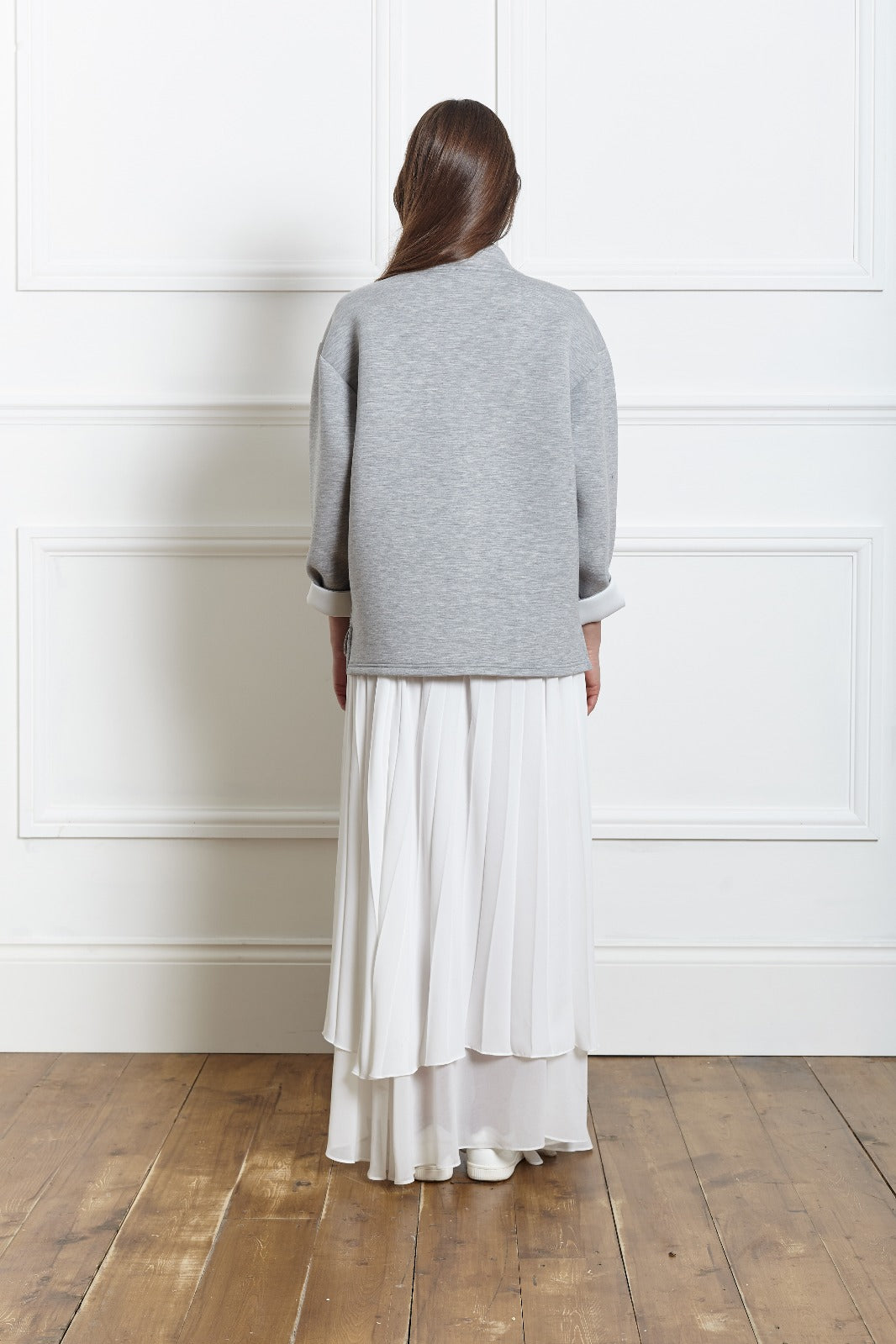 Jupe Plissée- Blanche