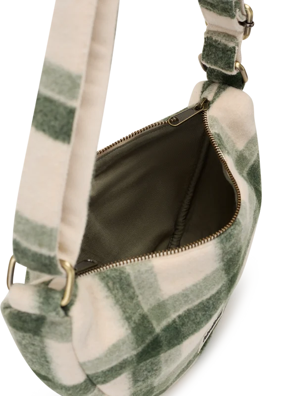 Sac Bandoulière Andrea Tartan Vert