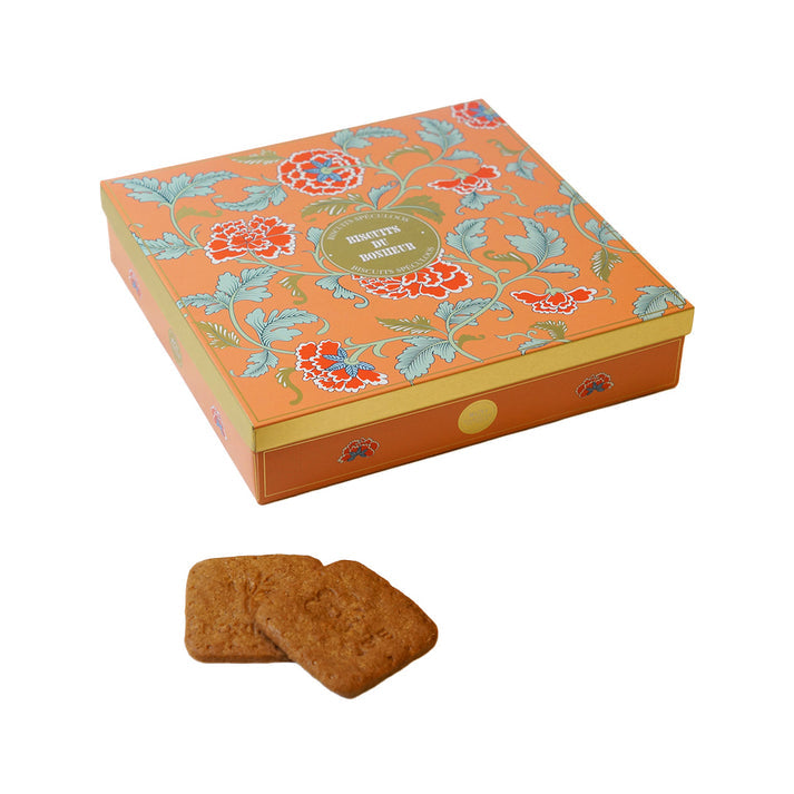 Biscuits Sablés goût Spéculoos – Boîte métal “Biscuits du Bonheur” 295 g
