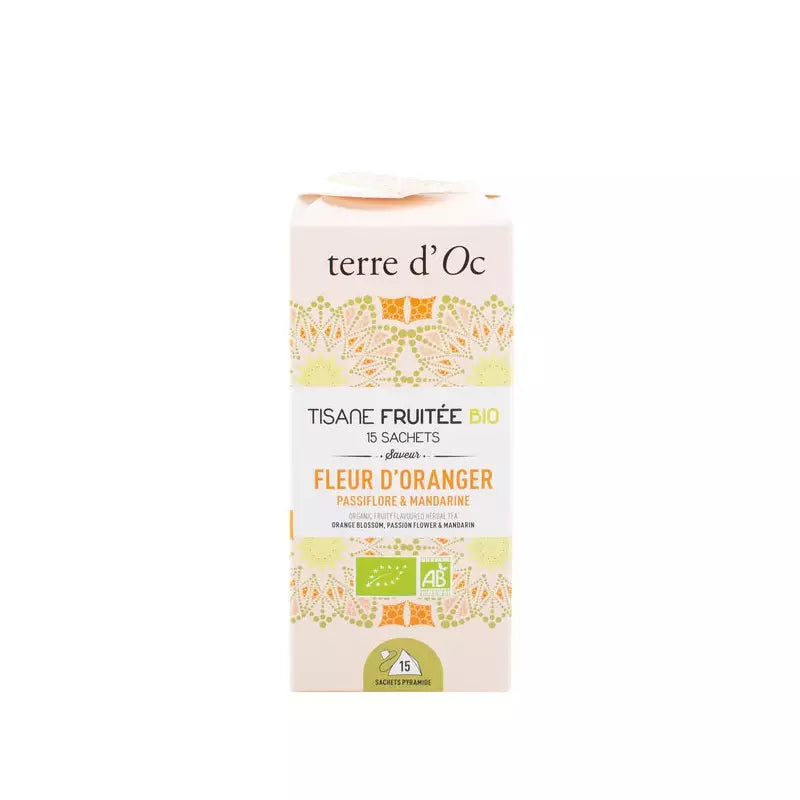 Tisane fruitée BIO fleur d'oranger, passiflore & mandarine - infusettes