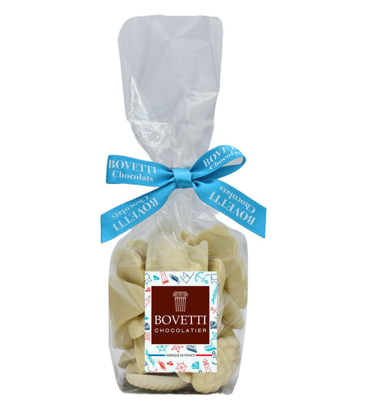 Friture en chocolat blanc