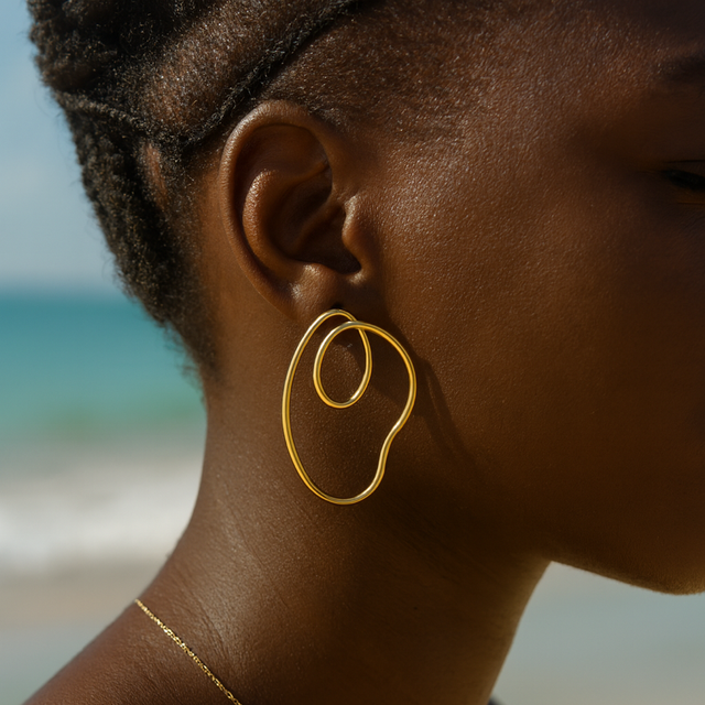 Boucle d’oreilles Rougui