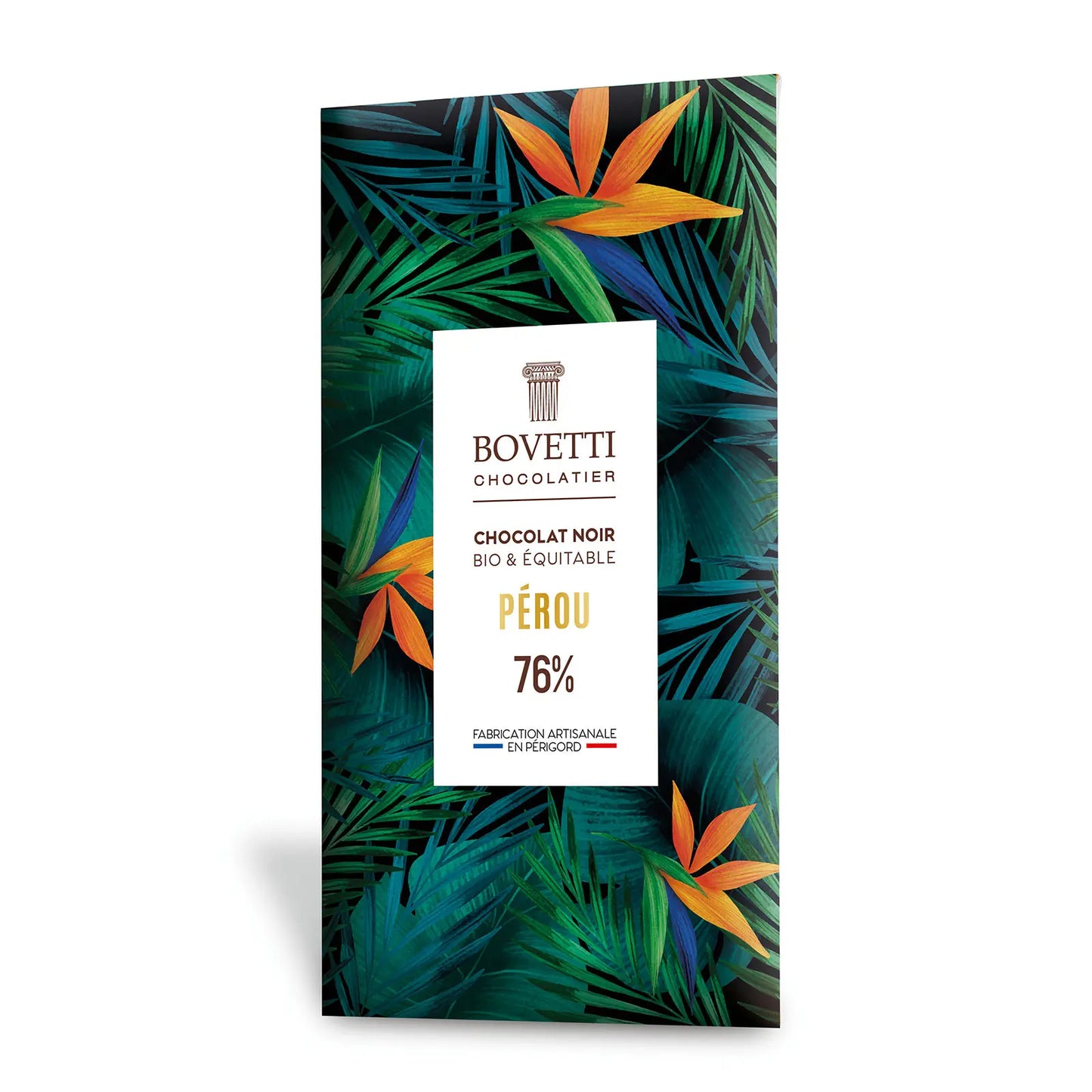 Tablette chocolat noir 76% - Pérou bio & équitable