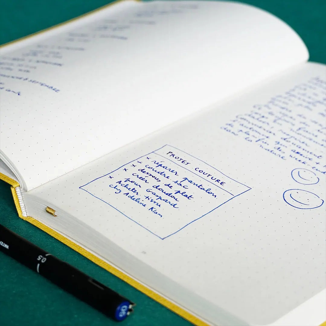 Notebook relié - Gris