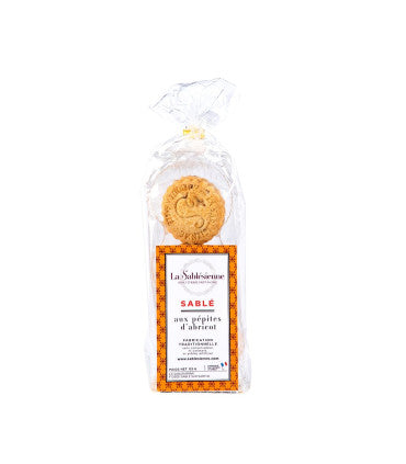 Sablés aux pépites d'abricot en sachet 125G