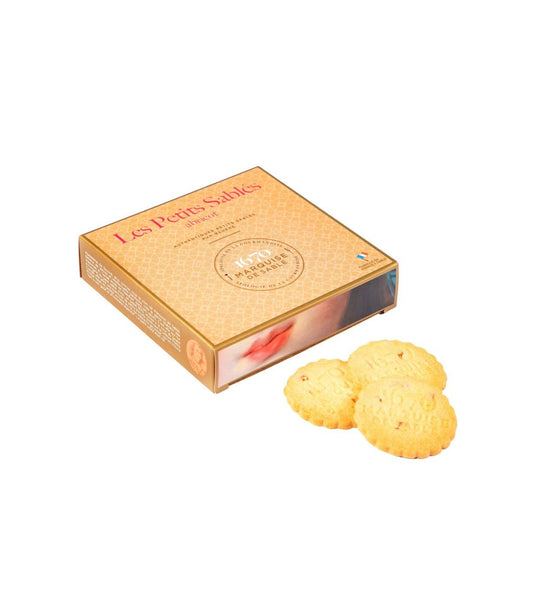 Sablés aux pépites d'abricot en étui 100g