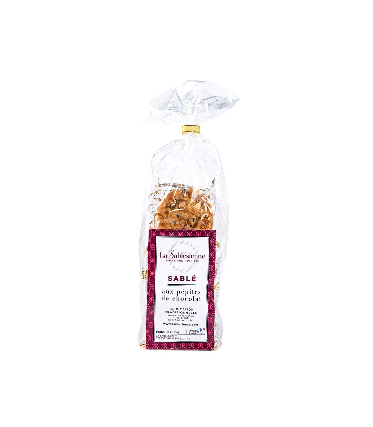 Sablé aux pépites de chocolat en sachet 125G