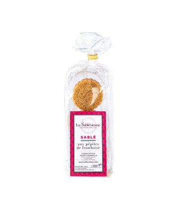 Sablés aux pépites de framboise en sachet 125G