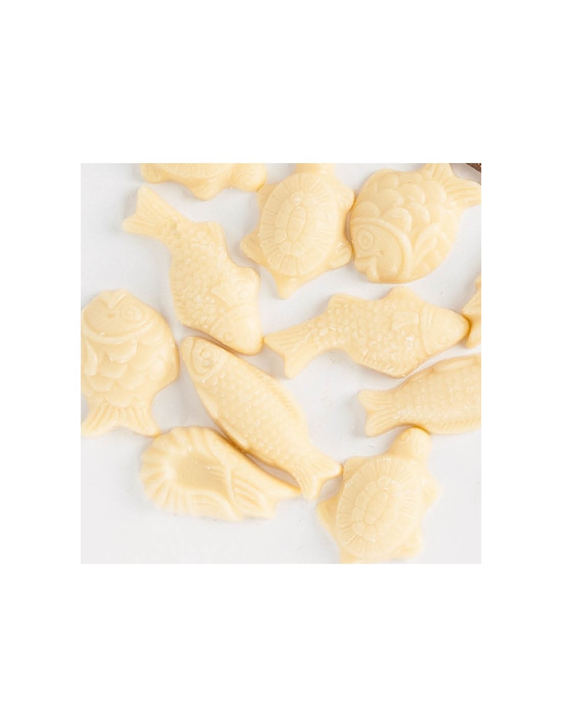 Friture en chocolat blanc