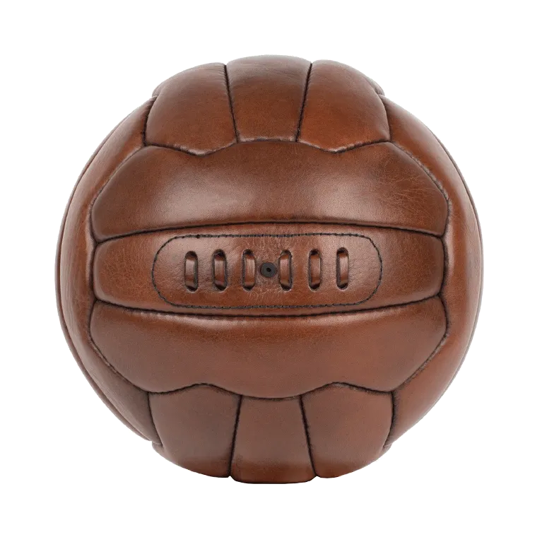 Ballon en cuir vintage 1950