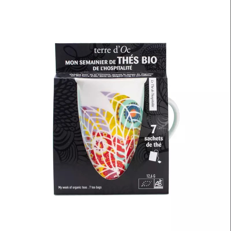 Semainier Mug & 7 Sachets de Thés d’Hospitalité