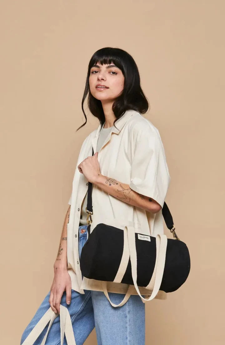 Mini sac polochon Simon Noir