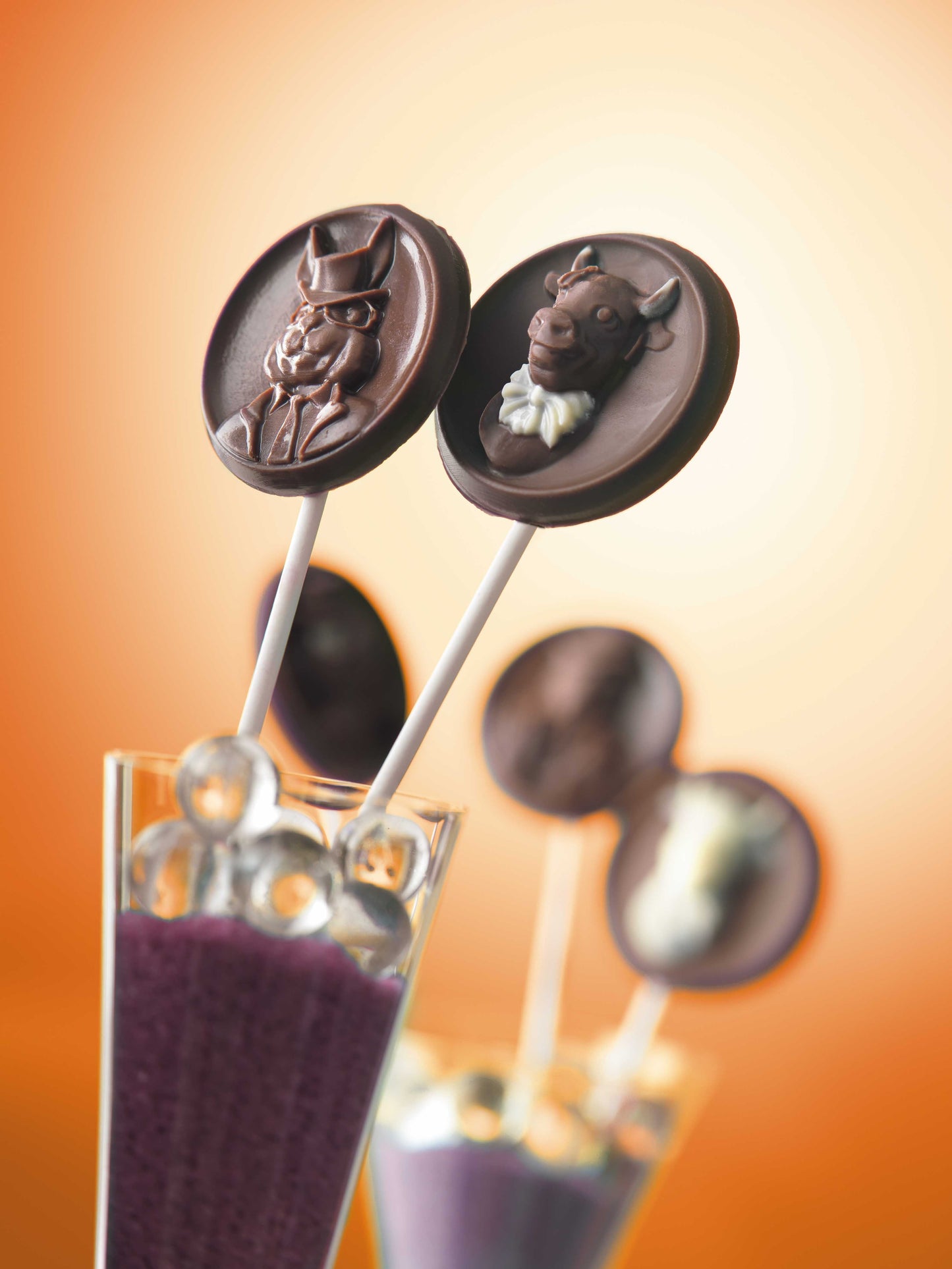 Sucette 3D Chocolat au Lait Sao Tomé