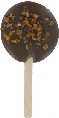 Sucette chocolat lait caramel & sel