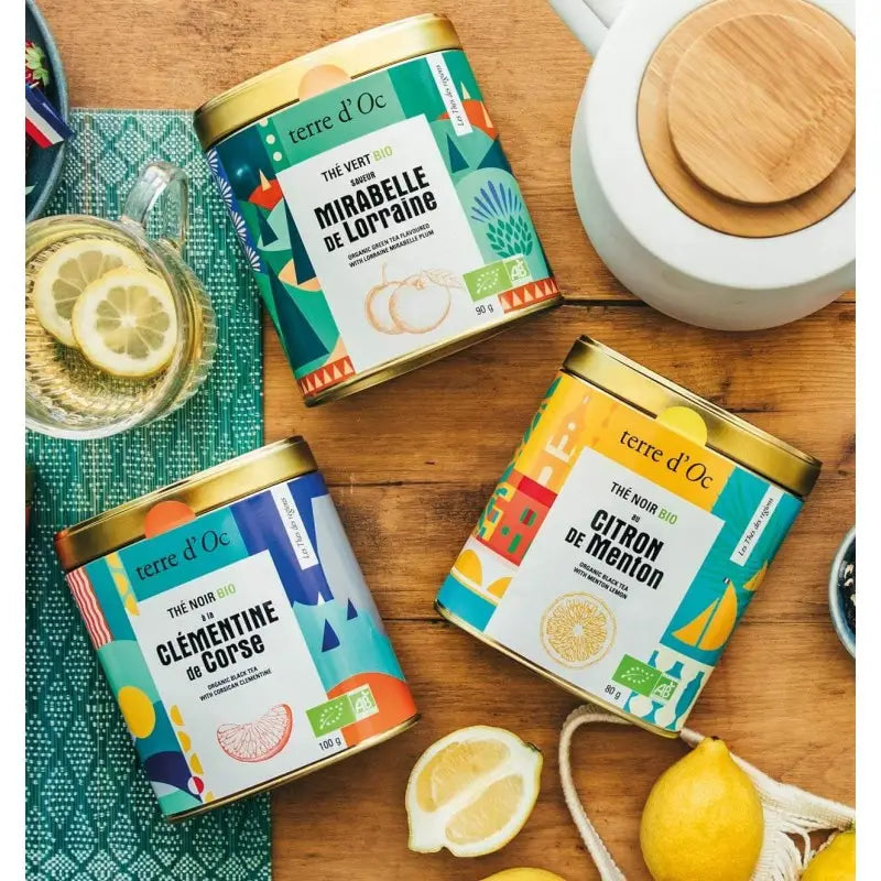 Thé noir BIO Citron de Menton 80g