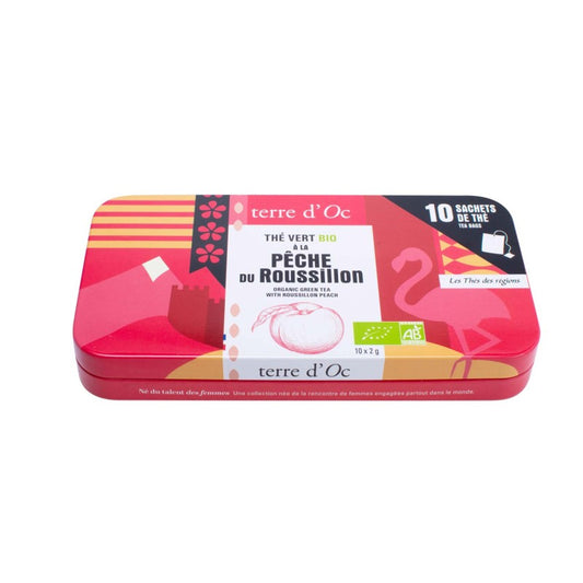Boîte Nomade Thé vert bio à la Pêche du Roussillon