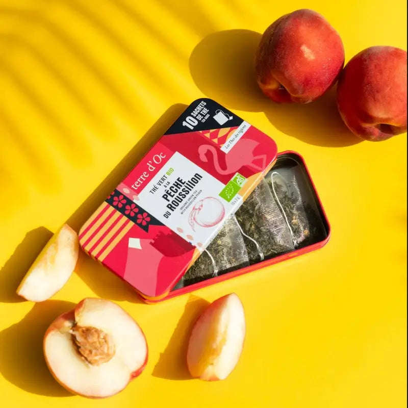 Boîte Nomade Thé vert bio à la Pêche du Roussillon