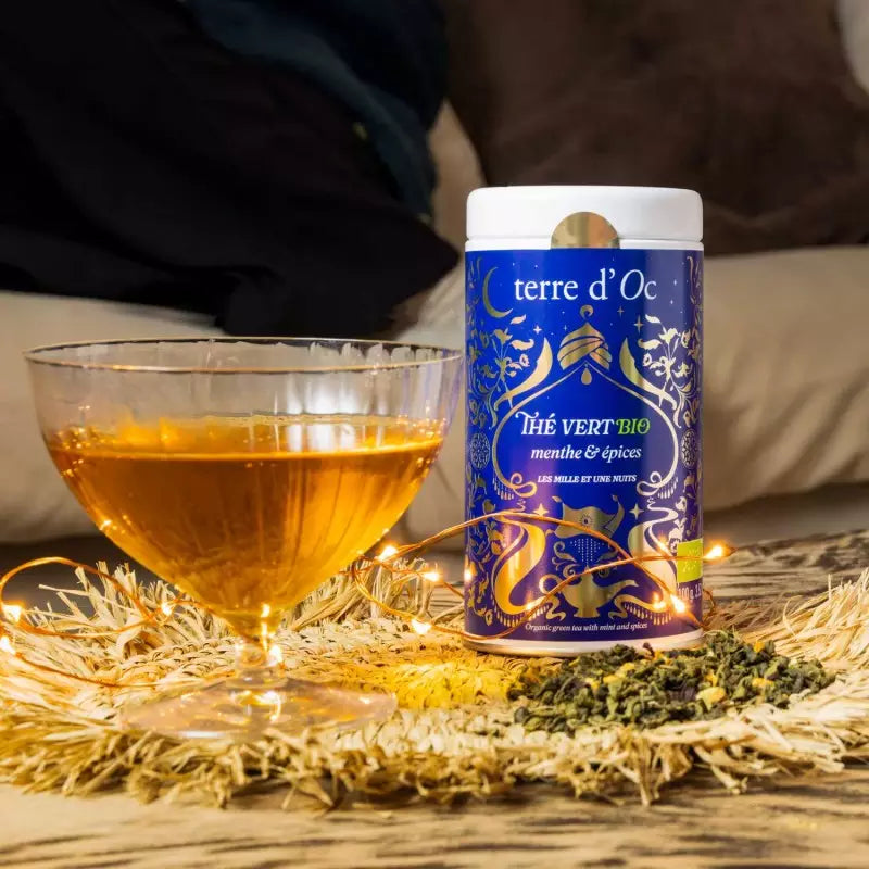 Thé vert bio Menthe et épices 70g