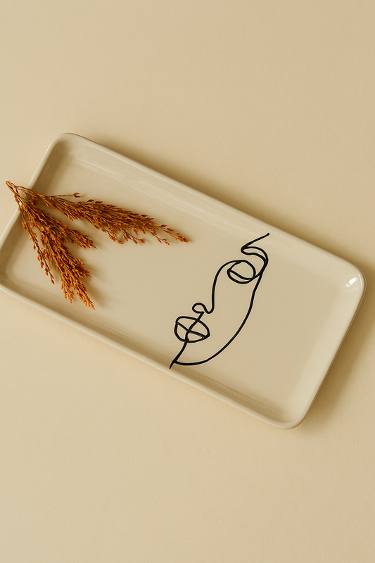 Plateau grand model face ART