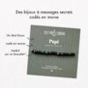 Bracelet Homme Code Morse Papi