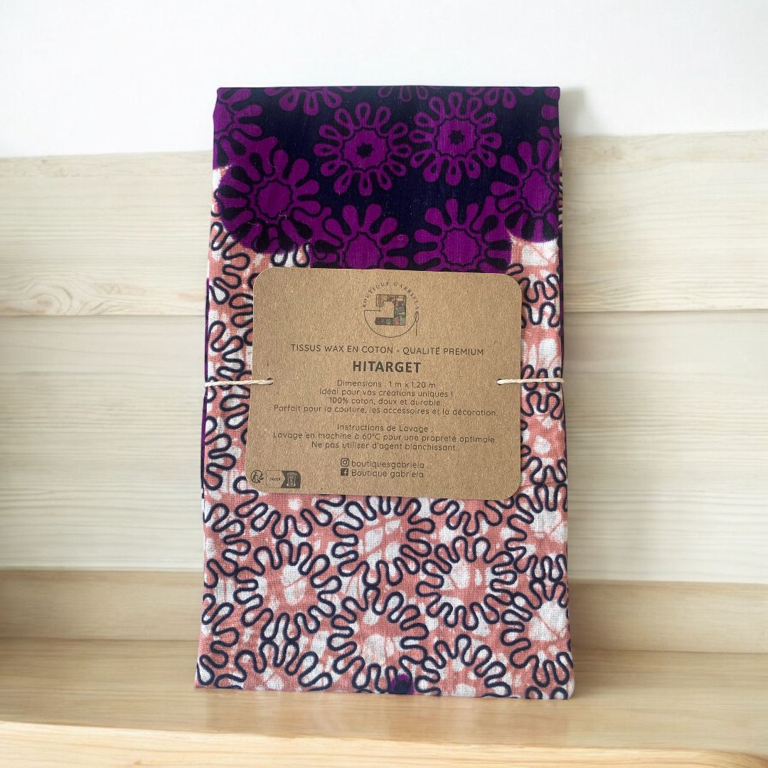 Tissu Wax Premium – HITARGET (1 m x 1,20 m)